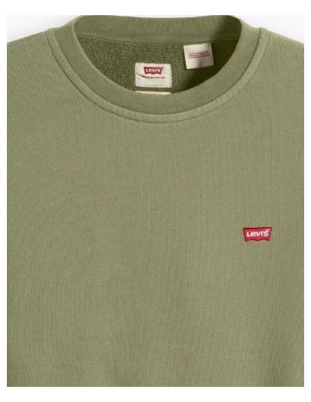 SUDADERA UNISEX CAJA LEVIS COLOR 35 COLOR VERDE