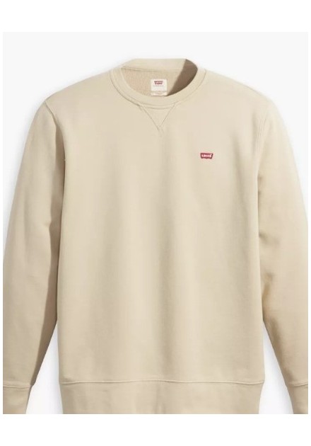 SUDADERA UNISEX CAJA LEVIS COLOR 34 COLOR BEIG