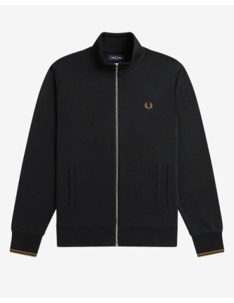 SUDADERA UNISEX FRED PERRY COLOR NEGRA 2
