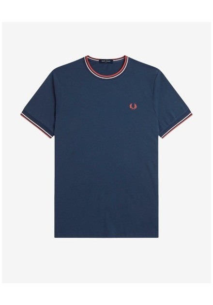 CAMISETA UNISEX FRED PERRY COLOR 83 MARINO
