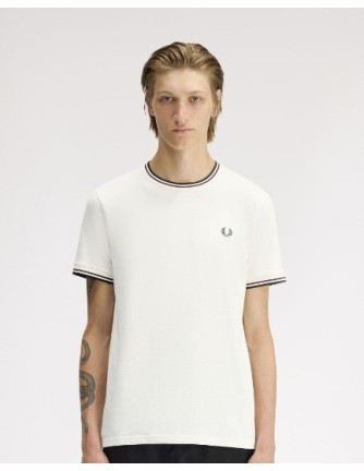 CAMISETA UNISEX FRED PERRY COLOR 84A CRUDA