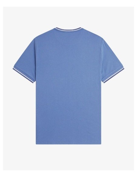 CAMISETA UNISEX FRED PERRY COLOR 96 AZUL