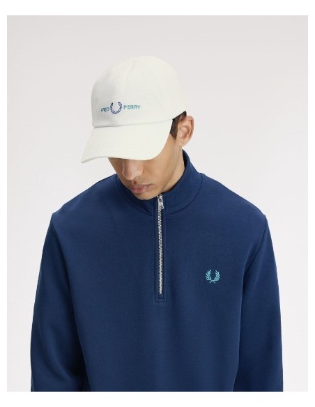 GORRA UNISEX FRED PERRY COLOR 30 BLANCA