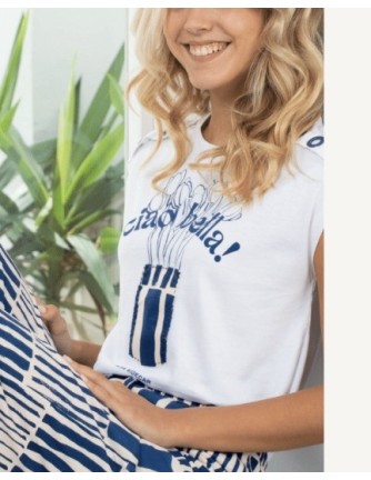 CAMISETA CHICA MISS SIDECAR COLOR 07 BLANCA 2