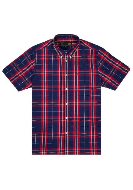 CAMISA CHICO MERC MANGA CORTA COLOR 65 ROJA