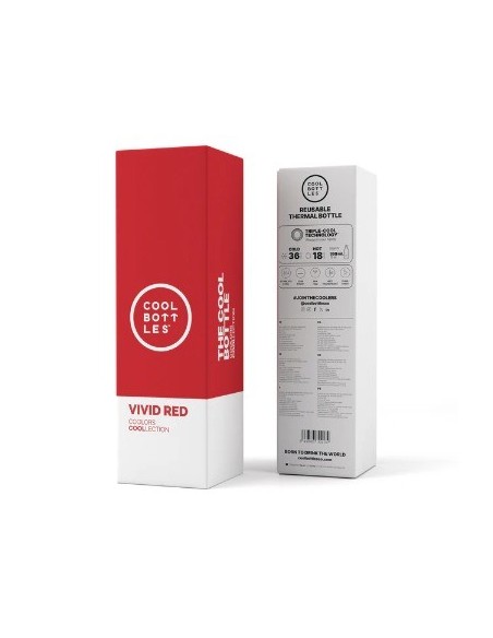 BOTELLA 350ML VIVID RED